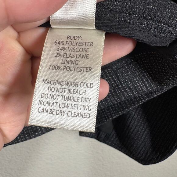 Ecru Womens 8 One Button Single Breasted Blazer Jacket Black Ivory Split Sleeves - Picture 8 of 9